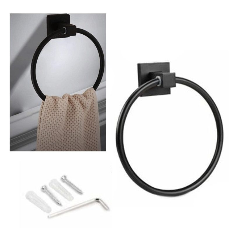 DRIWEI Anello Porta Asciugamano Asciugamani Ospite accessori append...