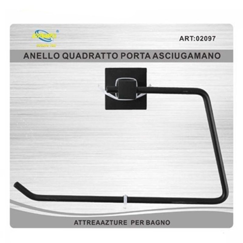 DRIWEI Porta Asciugamano Asciugamani Quadrato Ospite accessori appe...