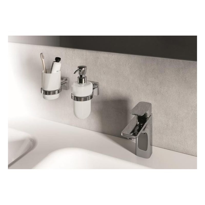 DRIWEI BICCHIERE CON SUPPORTO BAGNO PORTA SPAZZOLINO DENTI MURO CAS...