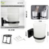 DRIWEI BICCHIERE CON SUPPORTO BAGNO PORTA SPAZZOLINO DENTI MURO CAS...