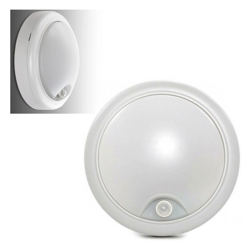 DRIWEI PLAFONIERA LED SOFFITTO ROTONDA 24W LUCE FREDDA SENSORE MOVI...