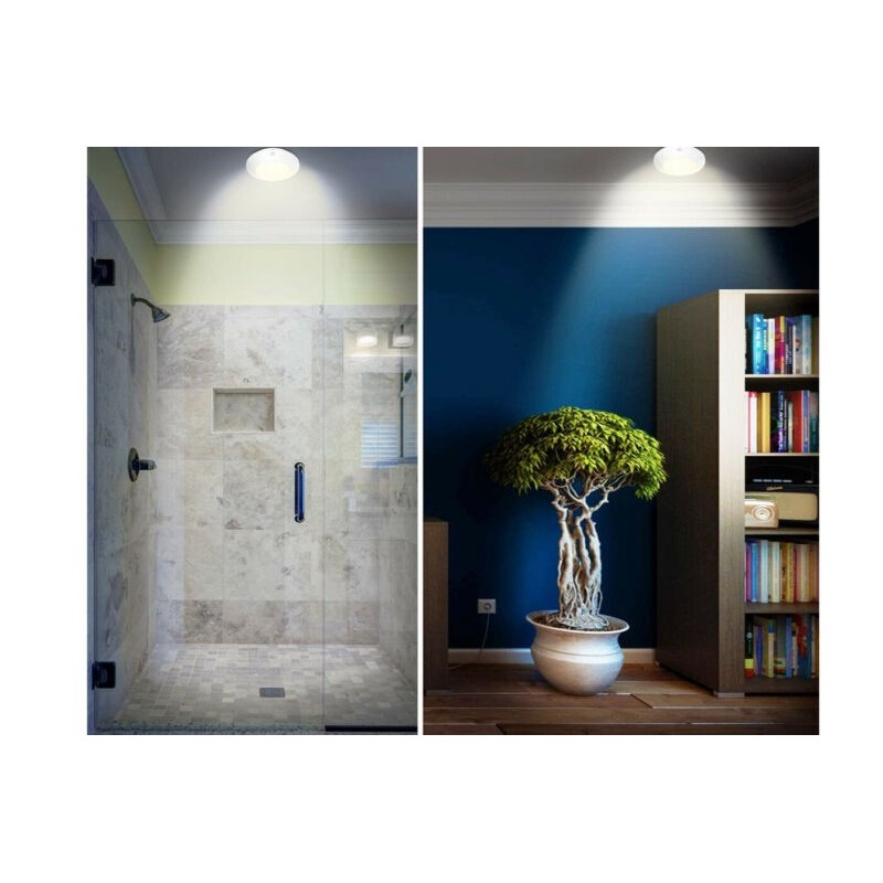 Plafoniera a LED con sensore di movimento, lampada da soffitto 24W 220V, rotonda 30CM | Leroy Merlin