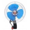Ventilatore oscillante auto con presa accendisigari da 6 pollici 12V con pinza