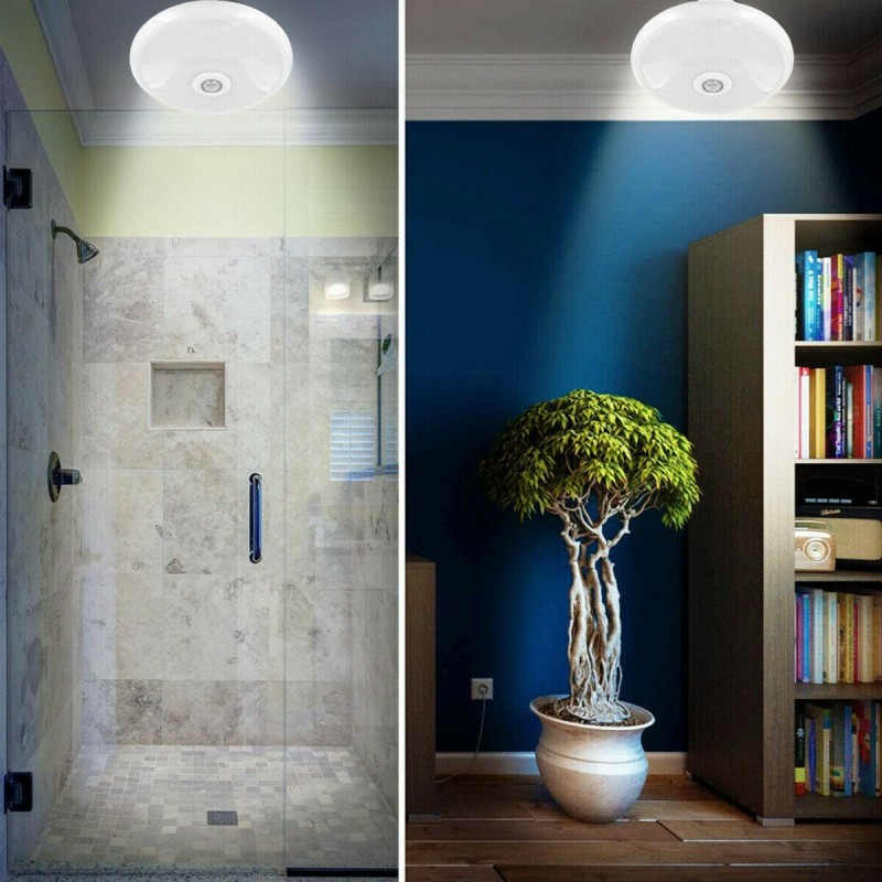 DRIWEI PLAFONIERA LED SOFFITTO ROTONDA 15W LUCE FREDDA SENSORE MOVI...