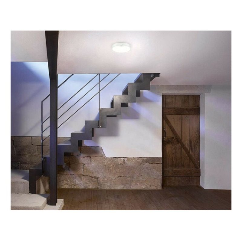 DRIWEI PLAFONIERA LED SOFFITTO ROTONDA 15W LUCE FREDDA SENSORE MOVI...