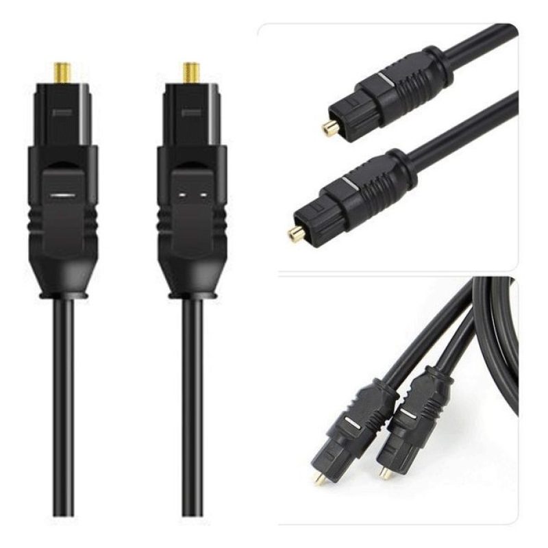 Hongu Cavo Audio Ottico Digitale Toslink da 1,5m cavetto maschio fi...
