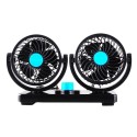 Doppio ventilatore regolabile per auto camion camper furgone 12V 24V