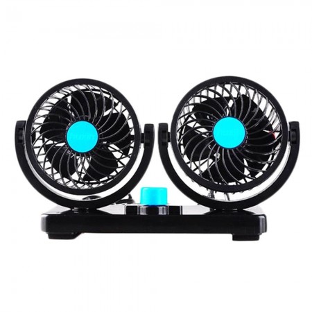 Doppio ventilatore regolabile per auto camion camper furgone 12V 24V