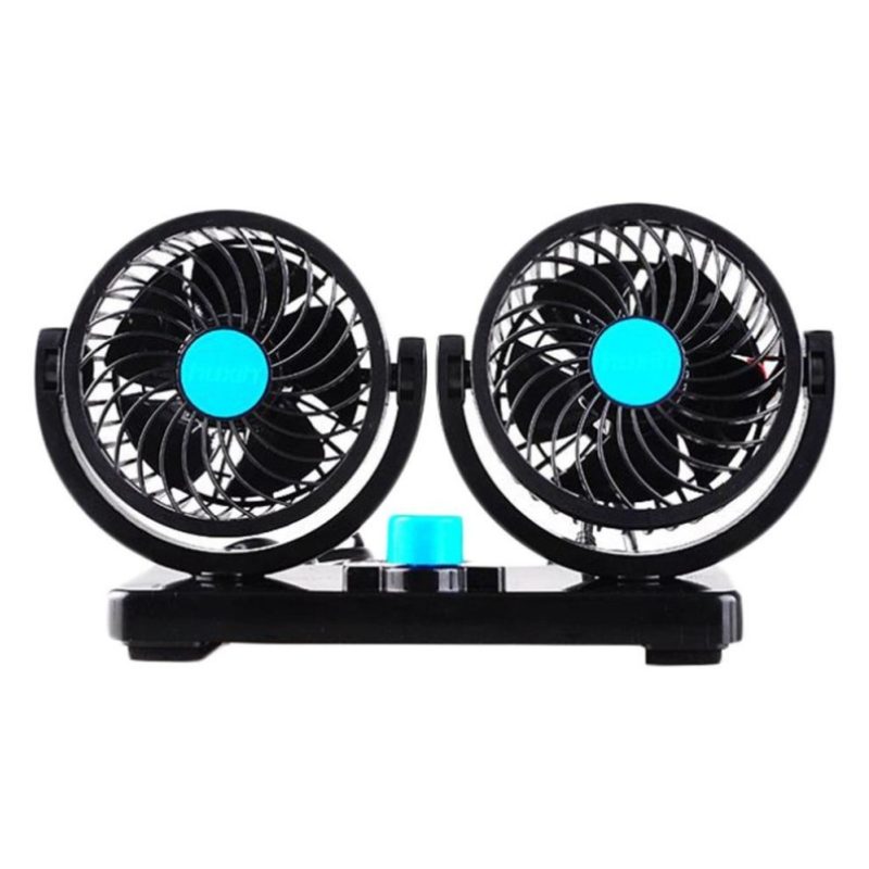 Doppio ventilatore regolabile per auto camion camper furgone 12V 24V
