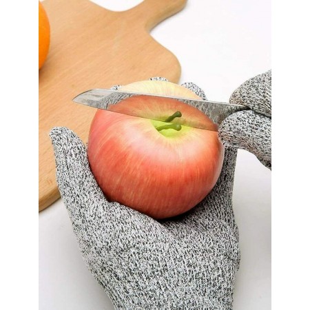 2x Guanti antitaglio lavoro anti taglio lame sicurezza protezione resistenti cucina