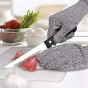 2x Guanti antitaglio lavoro anti taglio lame sicurezza protezione resistenti cucina