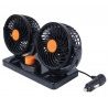 Doppio ventilatore regolabile per auto camion camper furgone 12V 24V