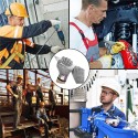 2 PAIA Guanti antitaglio lavoro anti taglio lame sicurezza protezione resistenti cucina