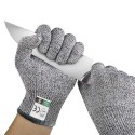 5 PAIA Guanti antitaglio lavoro anti taglio lame sicurezza protezione resistenti