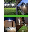 FARO LUCE FARETTO ESTERNO ENERGIA SOLARE LED SMD SENSORE MOVIMENTO TE-B0515