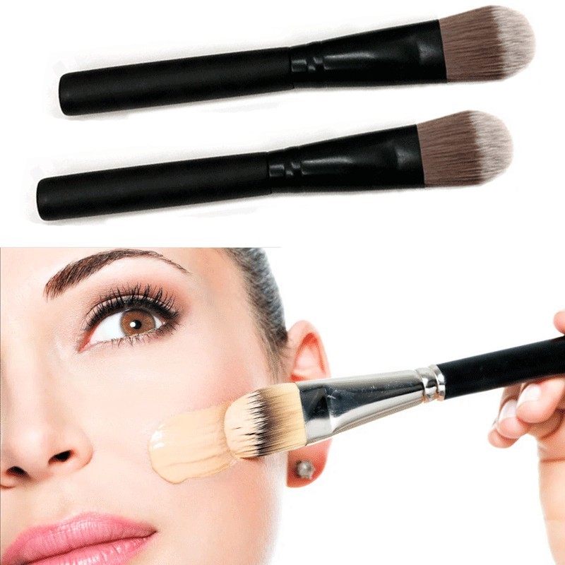 Hongu 2x Pennello Fondotinta PROFESSIONALE VISO MAKE UP COSMETICI T...