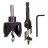 Set Punta trapano fresa legno a tazza con 2 punte e tazza Drill Cutter fai da te