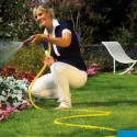 TUBO 5/8" ACQUA IRRIGAZIONE PER GIARDINO 3 STRATI GIALLO 20 METRI ACCESSORI