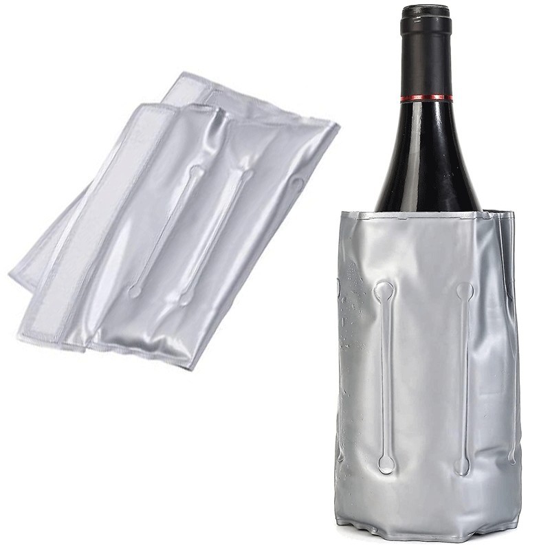 Casa y menaje 2x Raffredda BOTTIGLIE con LIQUIDO VINO Ghiaccio CHAM...