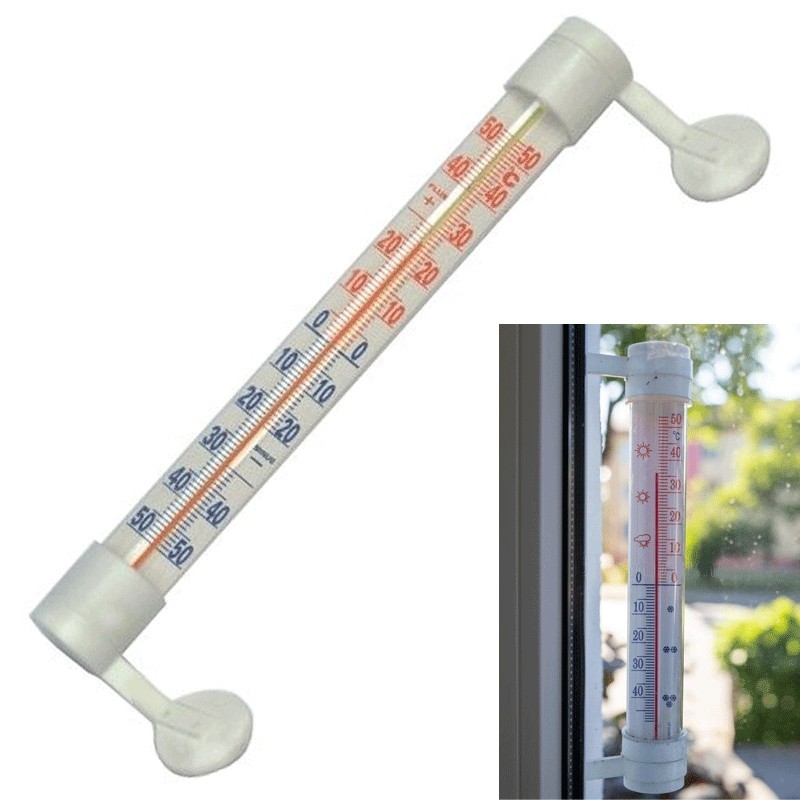 Hongu Termometro Finestra esterno giardino analogico misurazione + ...