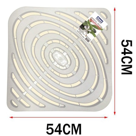 PEDANA ANTISCIVOLO DOCCIA BOX DOCCIA ESTERNO INTERNO PIATTO BIANCO 54x54cm