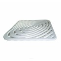 PEDANA ANTISCIVOLO DOCCIA BOX DOCCIA ESTERNO INTERNO PIATTO BIANCO 54x54cm