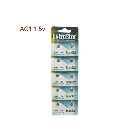 40 PILE BATTERIE A BOTTONE AG1 1,5v LR621 364A SR60 SR621 SG1 orologio PIATTE