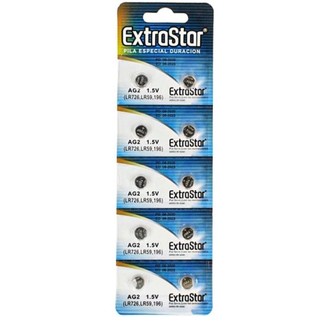 40 PILE BATTERIE A BOTTONE AG2 1,5v LR726 396A SR726 SR59 SG2 R726SW,SR59 SR72