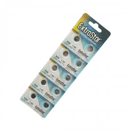 40 PILE BATTERIE A BOTTONE AG6 1,5v 371A SR69 LR921 SG6 LR69 SR921 PILA PIATTE