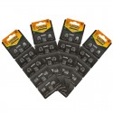 40 PILE BATTERIE A BOTTONE AG8 1,5v  LR1120 SR55 391A LR55 SG8 SR112 PILA PIATTE