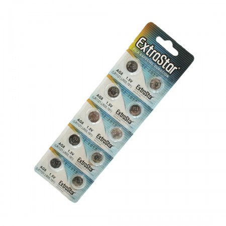 40 PILE BATTERIE A BOTTONE AG8 1,5v  LR1120 SR55 391A LR55 SG8 SR112 PILA PIATTE
