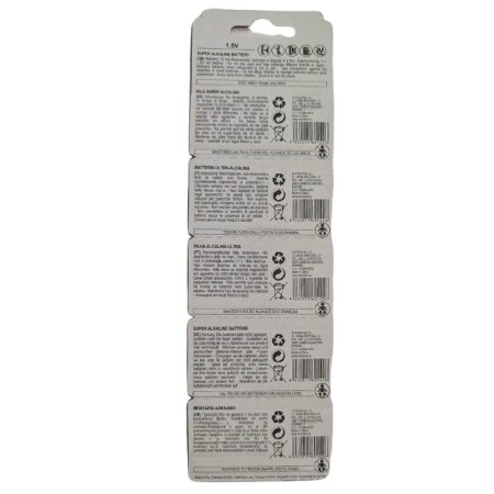 40 PILE BATTERIE A BOTTONE AG9 1,5v LR936 394 SR45 LR936 SG9 SR936 PILA PIATTE