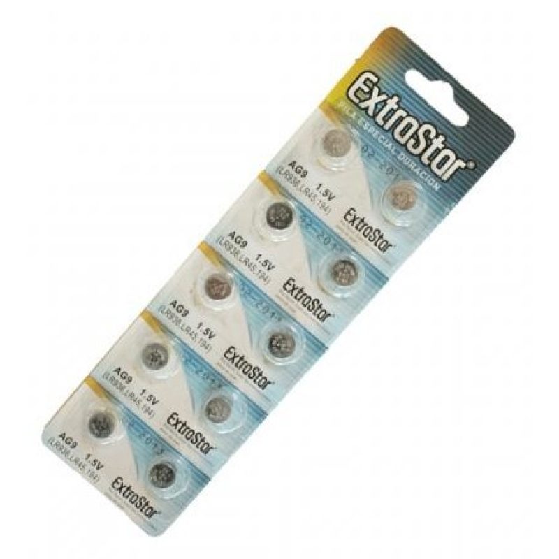 ExtraStar 40 PILE BATTERIE A BOTTONE AG9 1,5v LR936 394 SR45 LR936 ...