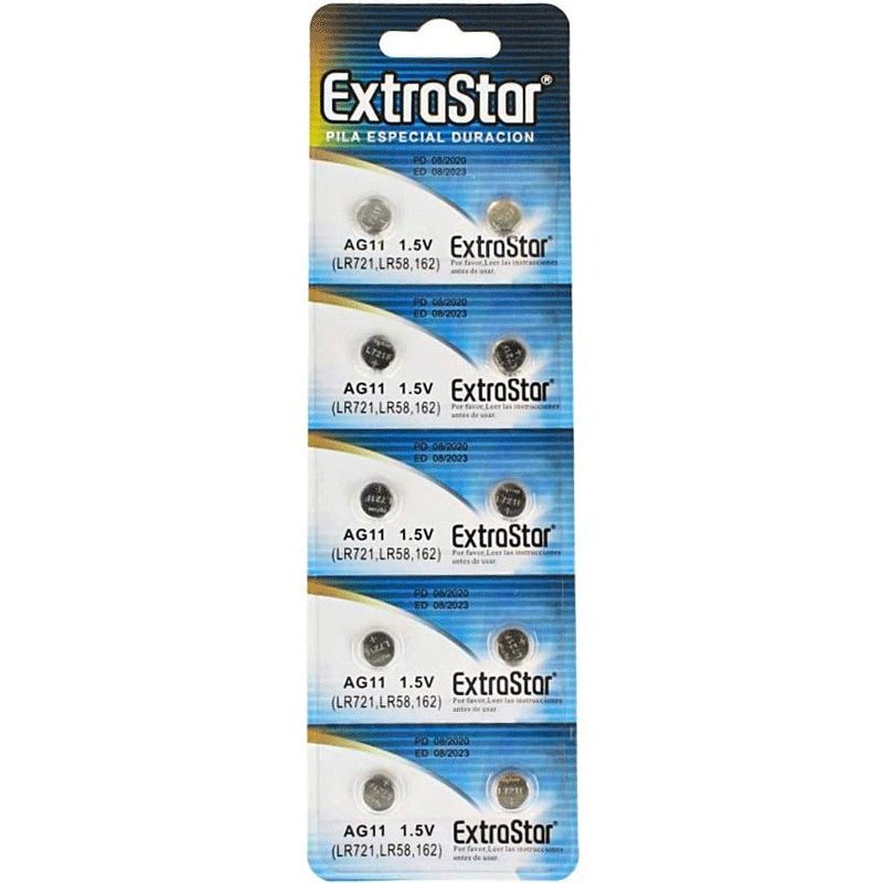 ExtraStar 40 PILE BATTERIE A BOTTONE AG11 1,5v SR58 LR721 LR58 361/...