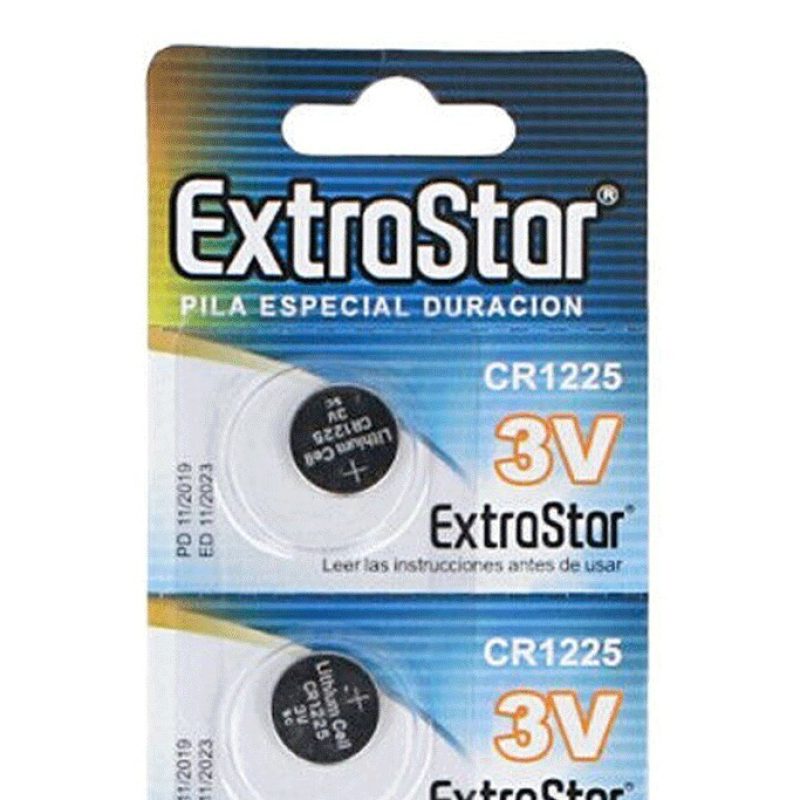 ExtraStar 20 PILE 3V CR1225 1225 CR BATTERIA OROLOGIO BOTTONE PILA ...