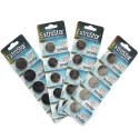 20X BATTERIE A BOTTONE PILE CR1620 3V LITIO EXTRASTAR CR 1620 PILA BATTERIA