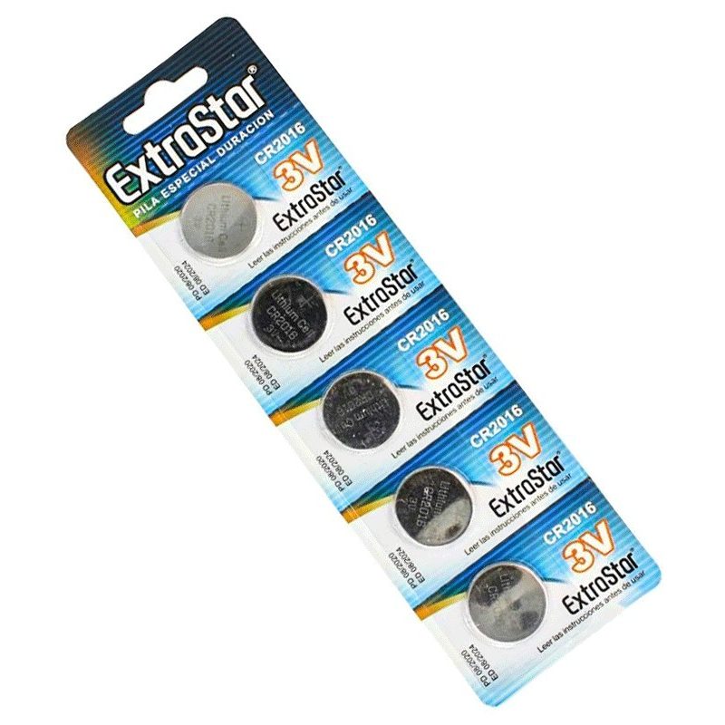 ExtraStar 20x BATTERIE A BOTTONE CR2016 LITIO 3 V PILE CR DL BR ECR...