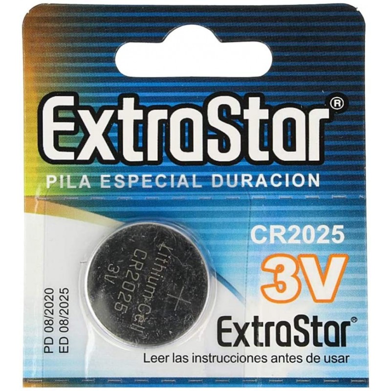 ExtraStar 20x PILE 3V CR2025 2025 CR BATTERIE OROLOGIO BOTTONE PILA...