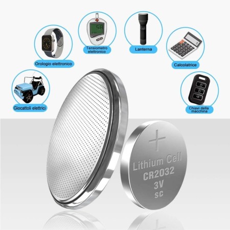 20x batterie CR2032 bottone 3V ExtraStar batteria pila pile orologio giocattoli