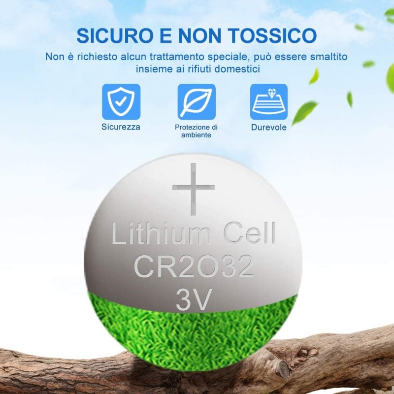 ExtraStar 20x batterie CR2032 bottone 3V ExtraStar batteria pila pi...