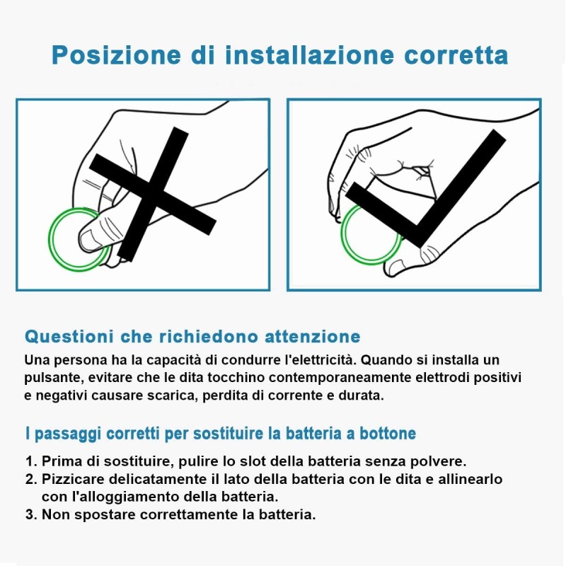ExtraStar 20x batterie CR2032 bottone 3V ExtraStar batteria pila pi...