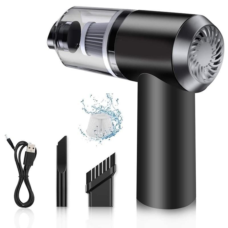 Hongu Mini Aspirapolvere Portatile Auto Casa soffiatore ricaricabil...