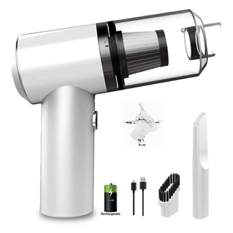 Hongu Mini Aspirapolvere Portatile Auto Casa soffiatore ricaricabil...