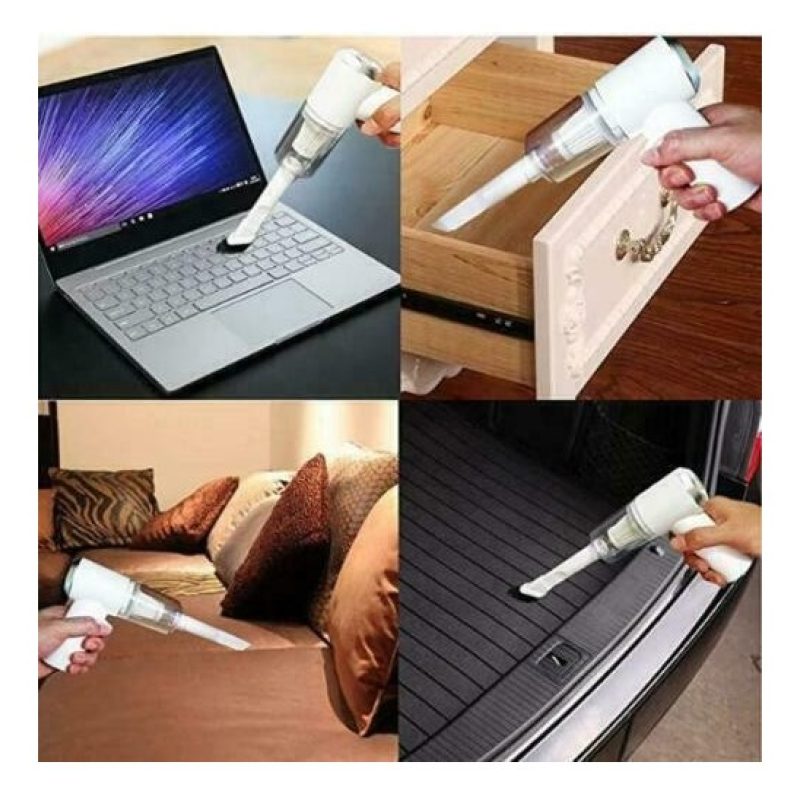 Hongu Mini Aspirapolvere Portatile Auto Casa soffiatore ricaricabil...