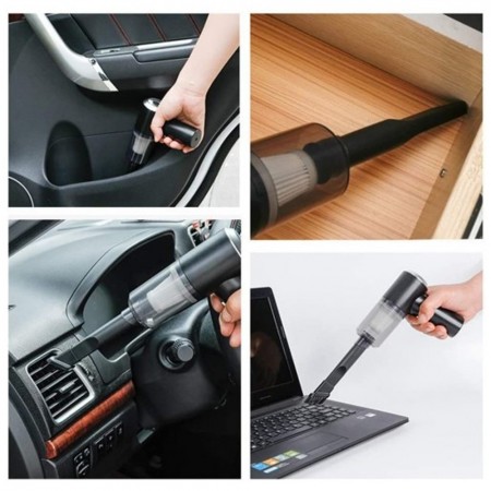 Mini Aspirapolvere Portatile Auto Casa soffiatore ricaricabile 120W USB 2 in 1