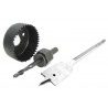 Set punte trapano piatta da 22 con tazza da 54 per legno foro attrezzi Drill