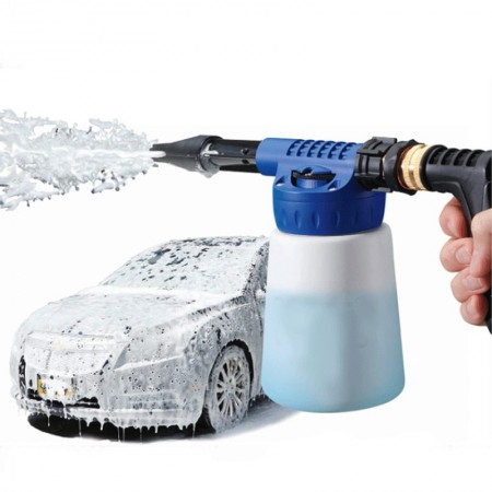 Pistola per schiuma lavaggio pulizia auto ad acqua alta pressione turbo 1 Litro