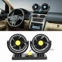 DOPPIO VENTILATORE PER AUTO CAMION CAMPER FURGONE 12V REGOLABILE ARIA FRESCA