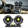 Andowl DOPPIO VENTILATORE PER AUTO CAMION CAMPER FURGONE 12V REGOLA...