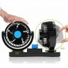 Andowl DOPPIO VENTILATORE PER AUTO CAMION CAMPER FURGONE 12V REGOLA...